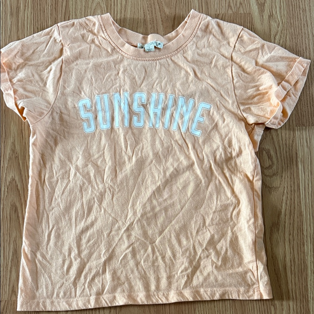 Peach T-Shirt for Women